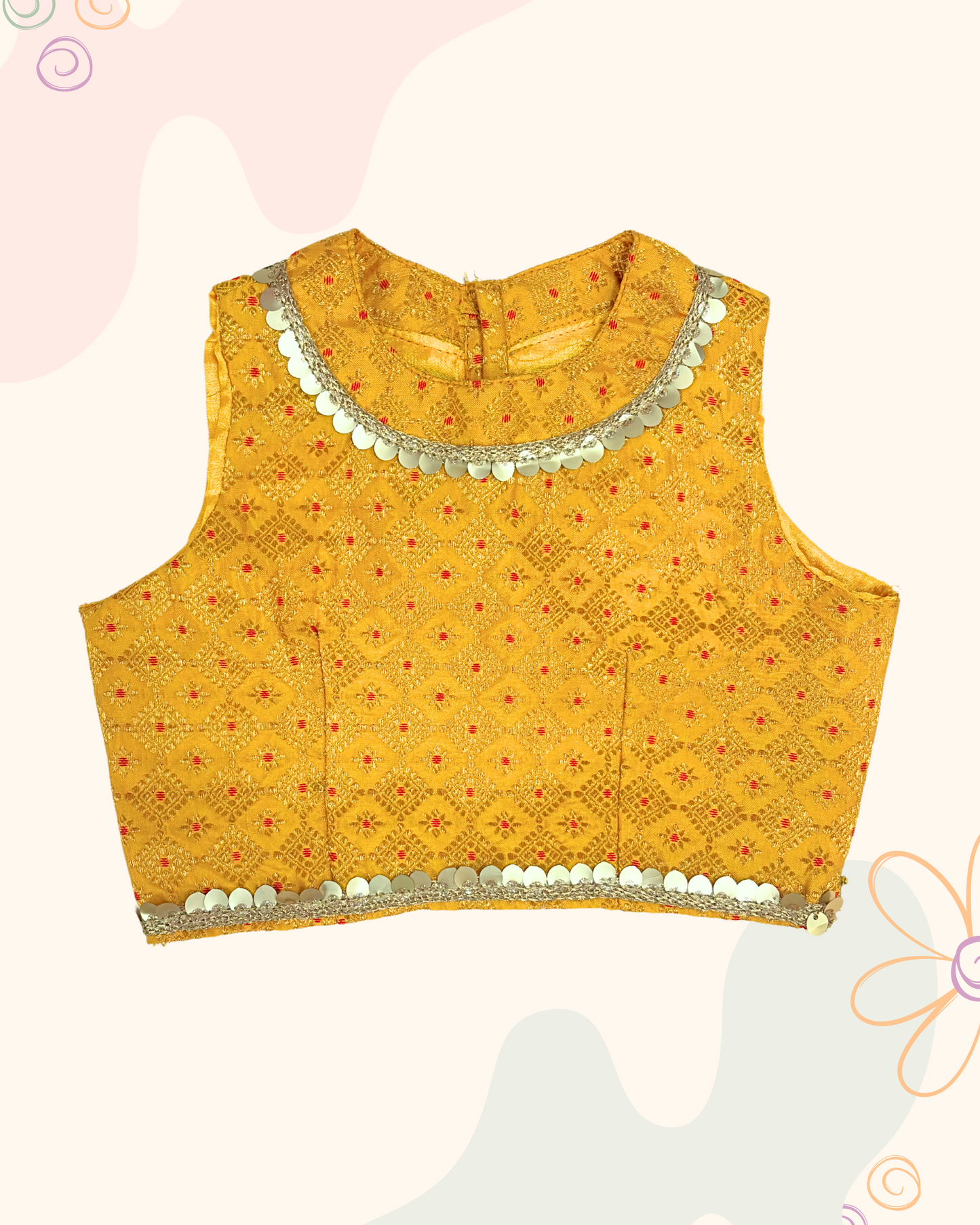 The Yellow Silk Lehenga Set