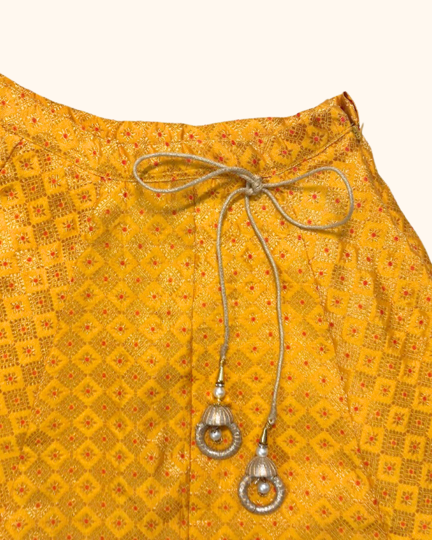 The Yellow Silk Lehenga Set