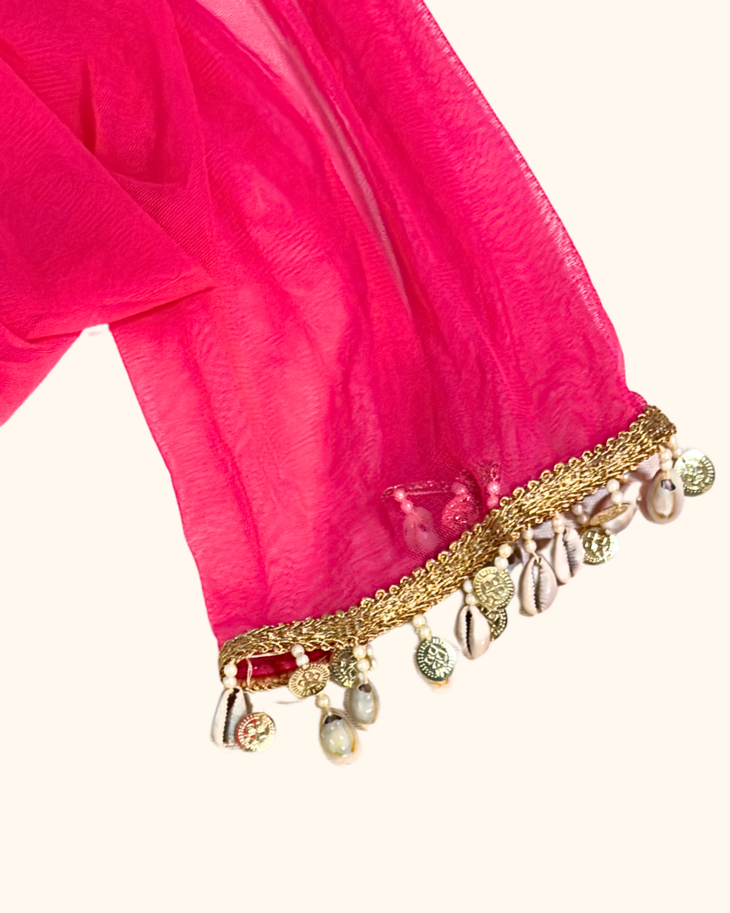 The Pink Bandhej Lehenga Set