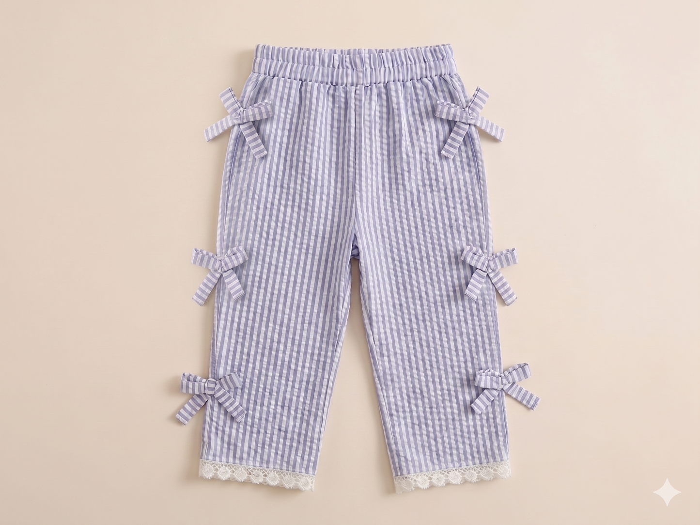 Striped Co-ord Set-Blue
