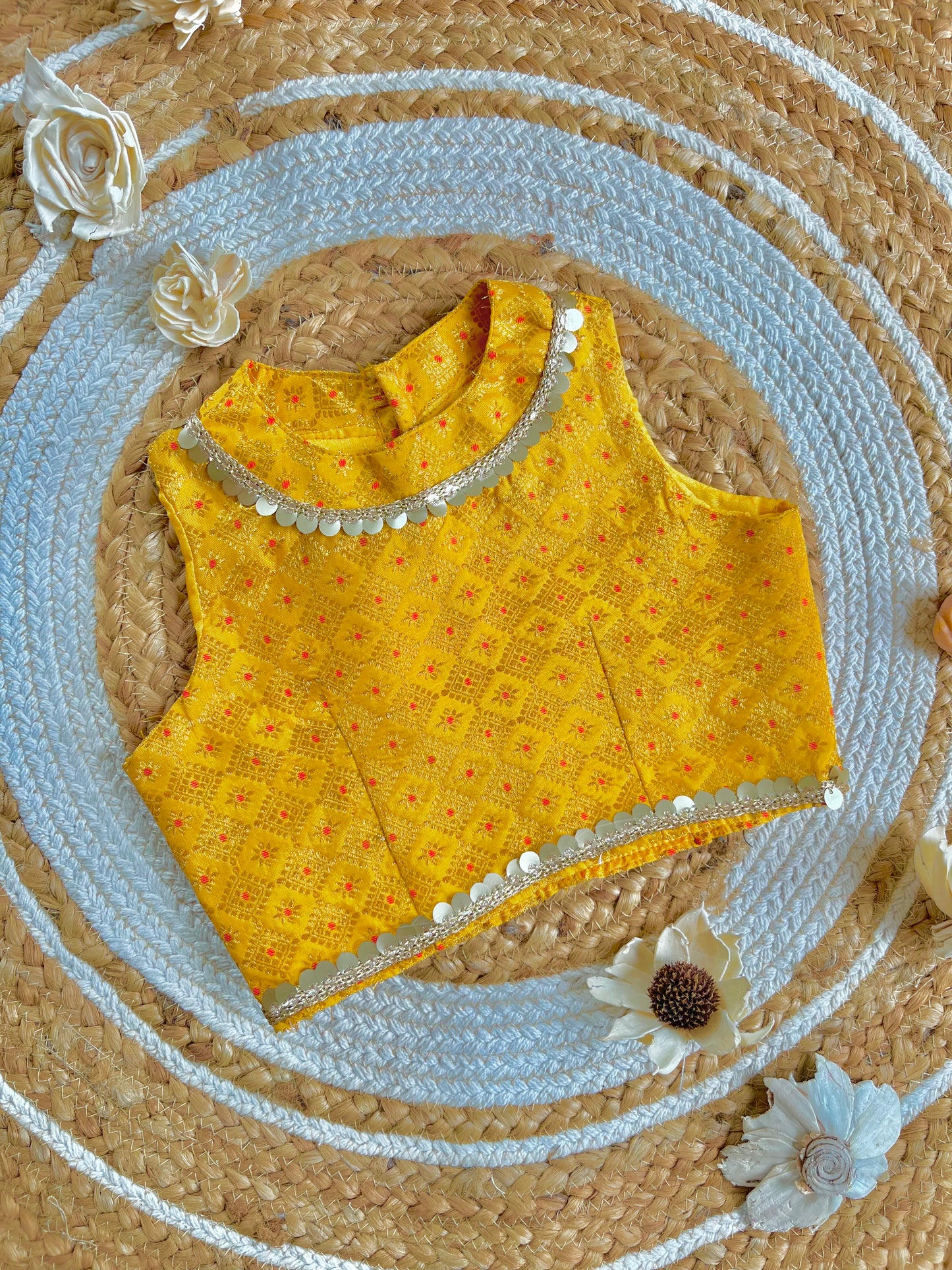 The Yellow Silk Lehenga Set