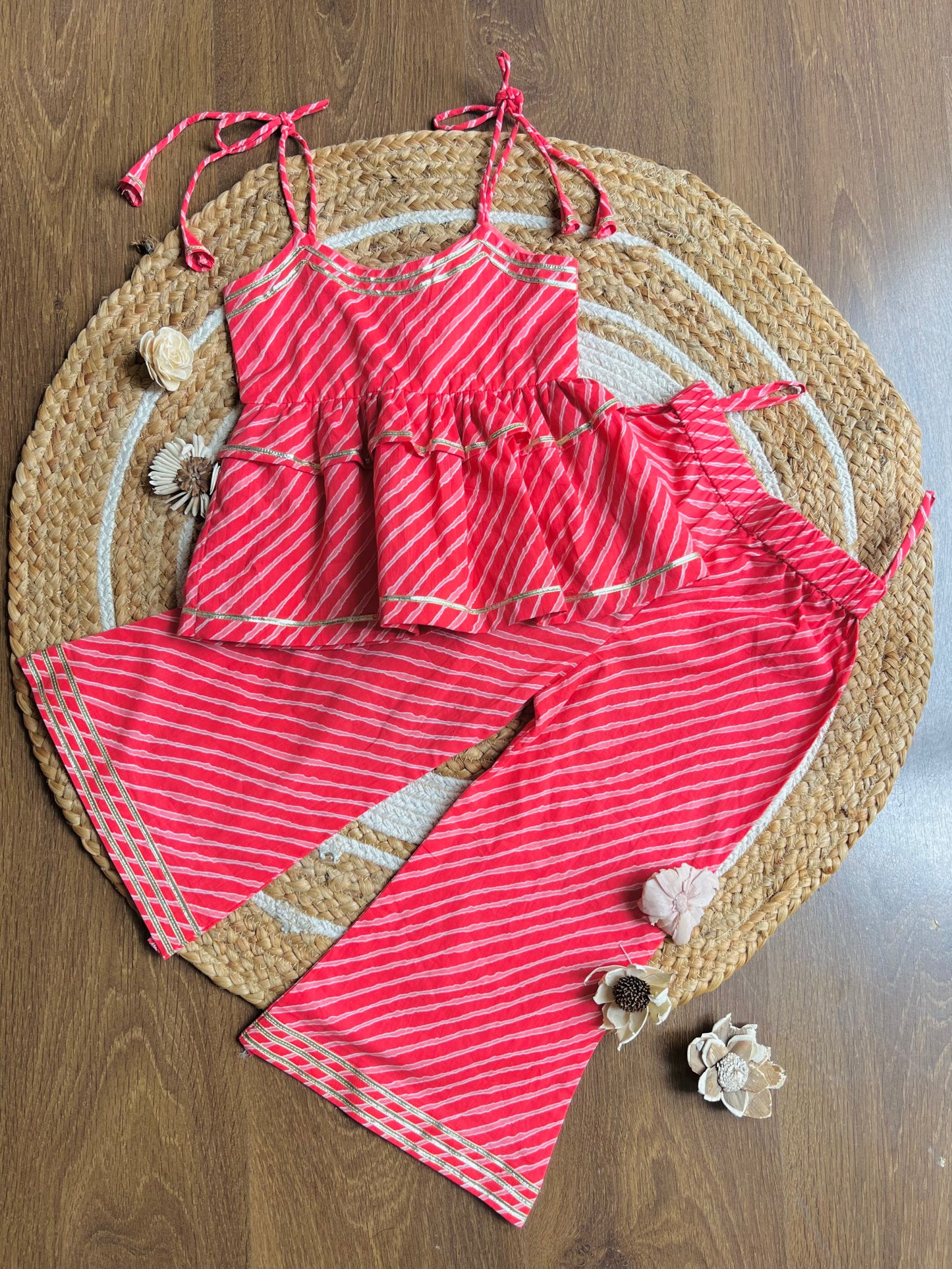 The Leheriya Print Palazzo Set