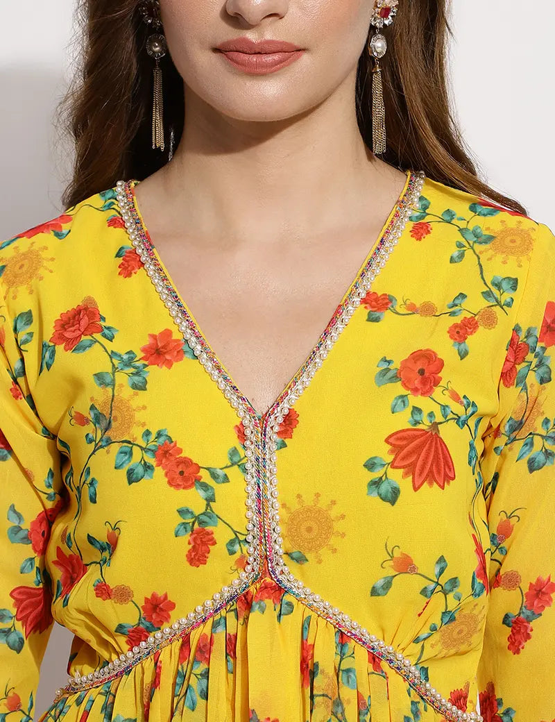 The Marigold sharara set