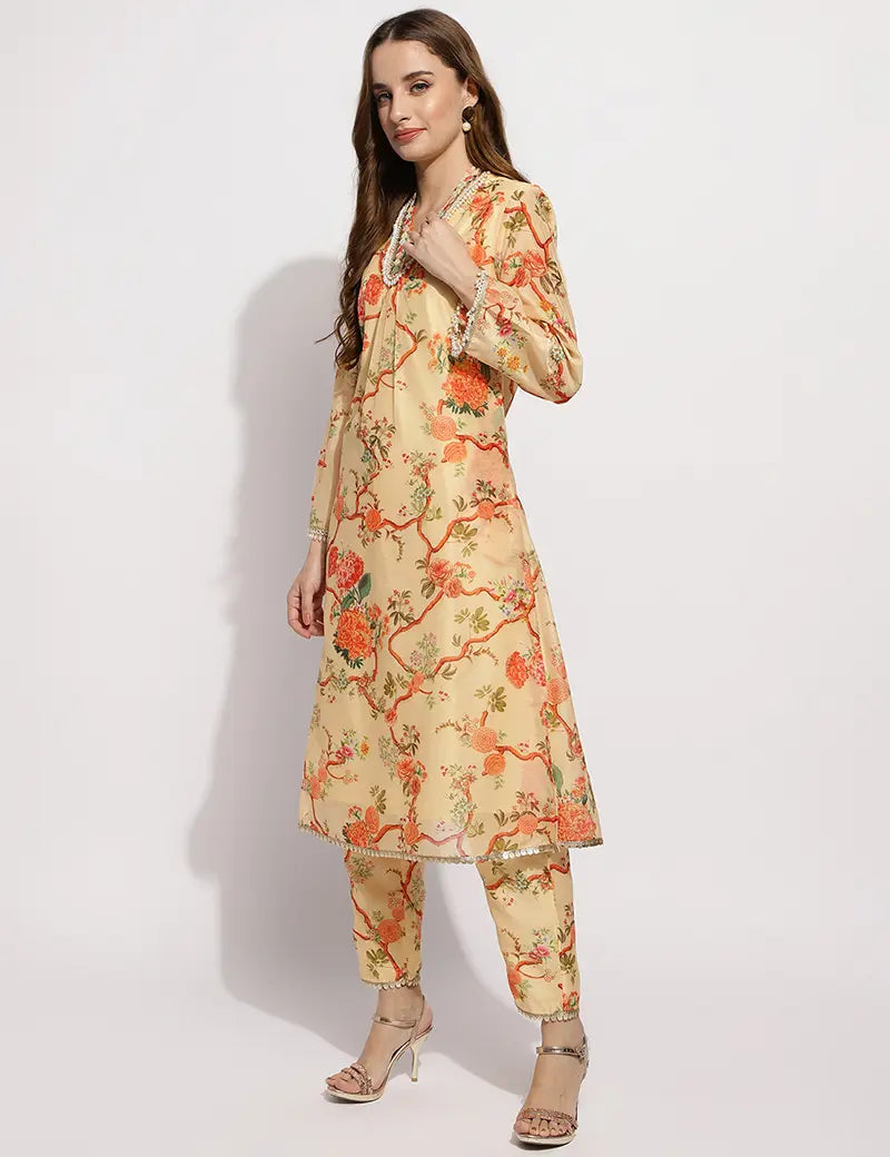The gulmohar kurta set