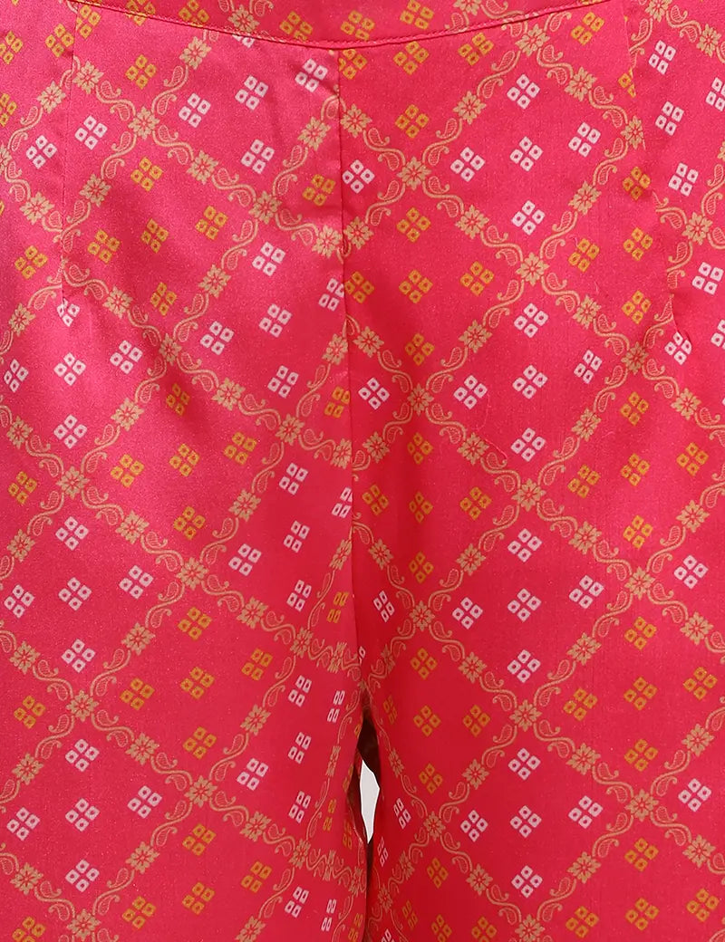 The Zohra anarkali set-Pink