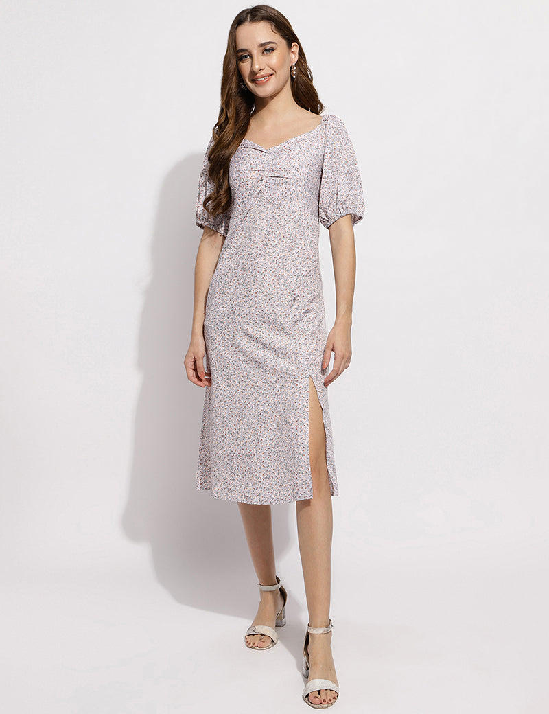 The daisy dress- Grey