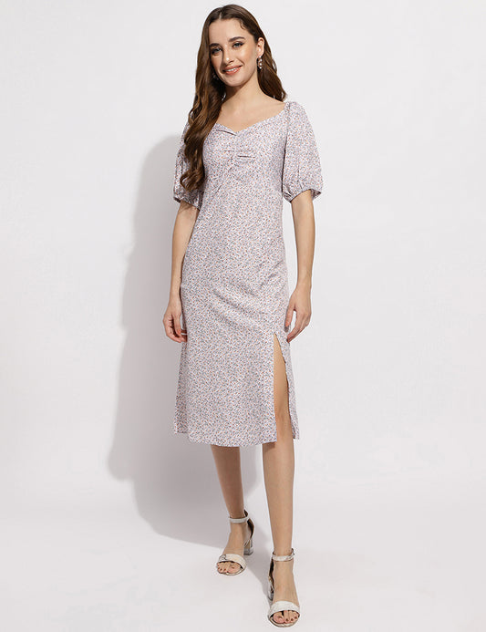 The daisy dress- Grey