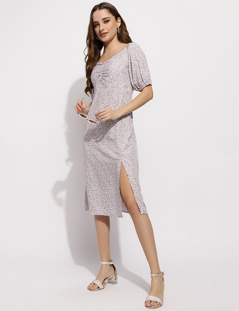 The daisy dress- Grey