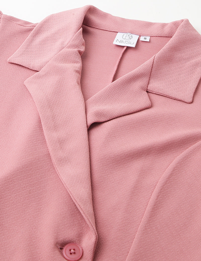 The Vivian blazer dress- Pink