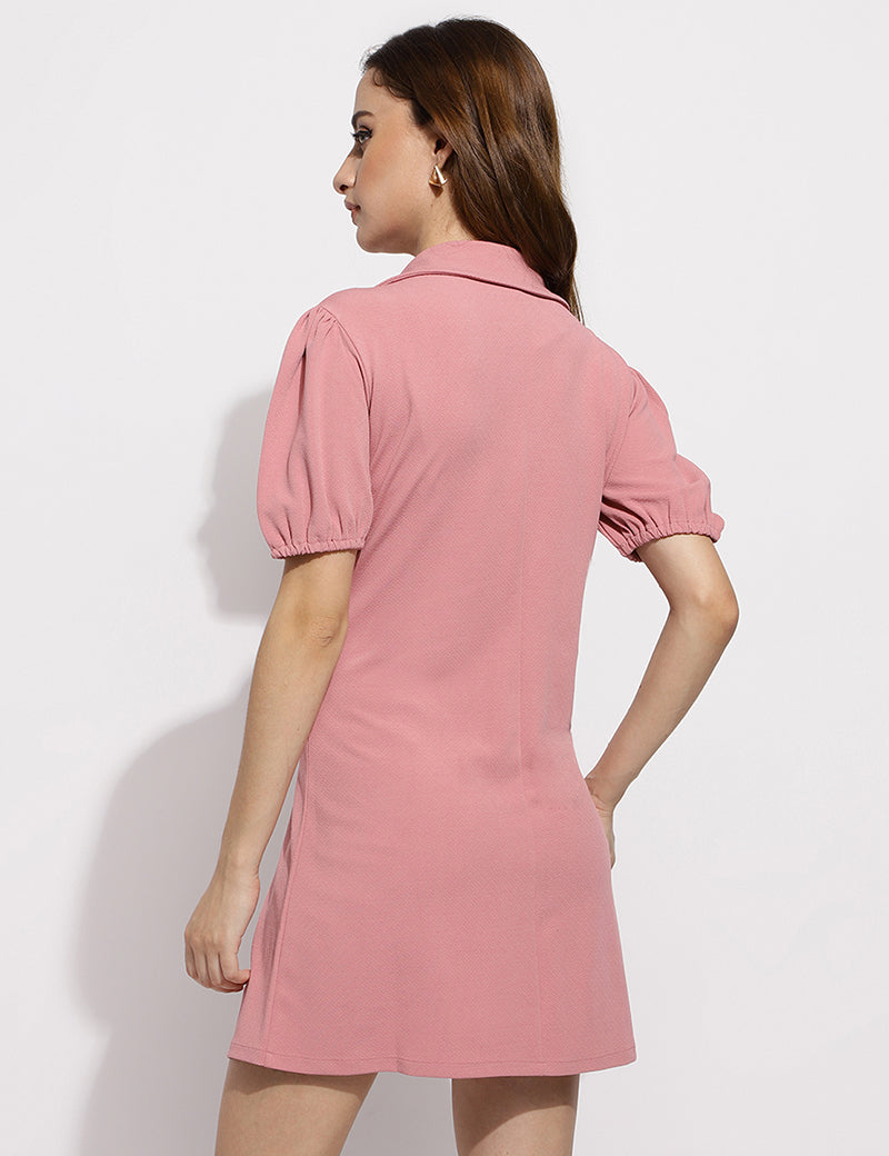 The Vivian blazer dress- Pink