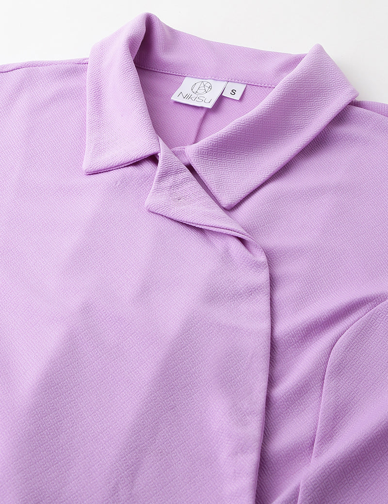 The Vivian blazer dress- Purple