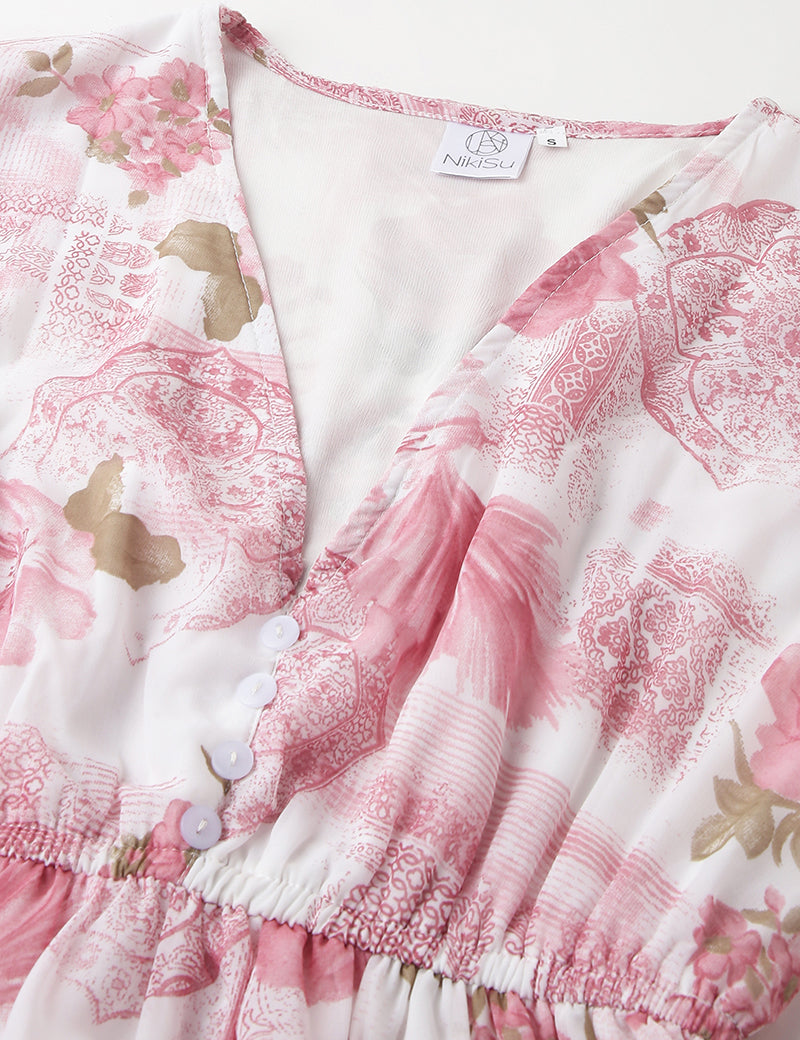 The Flower me pretty dress- Pink