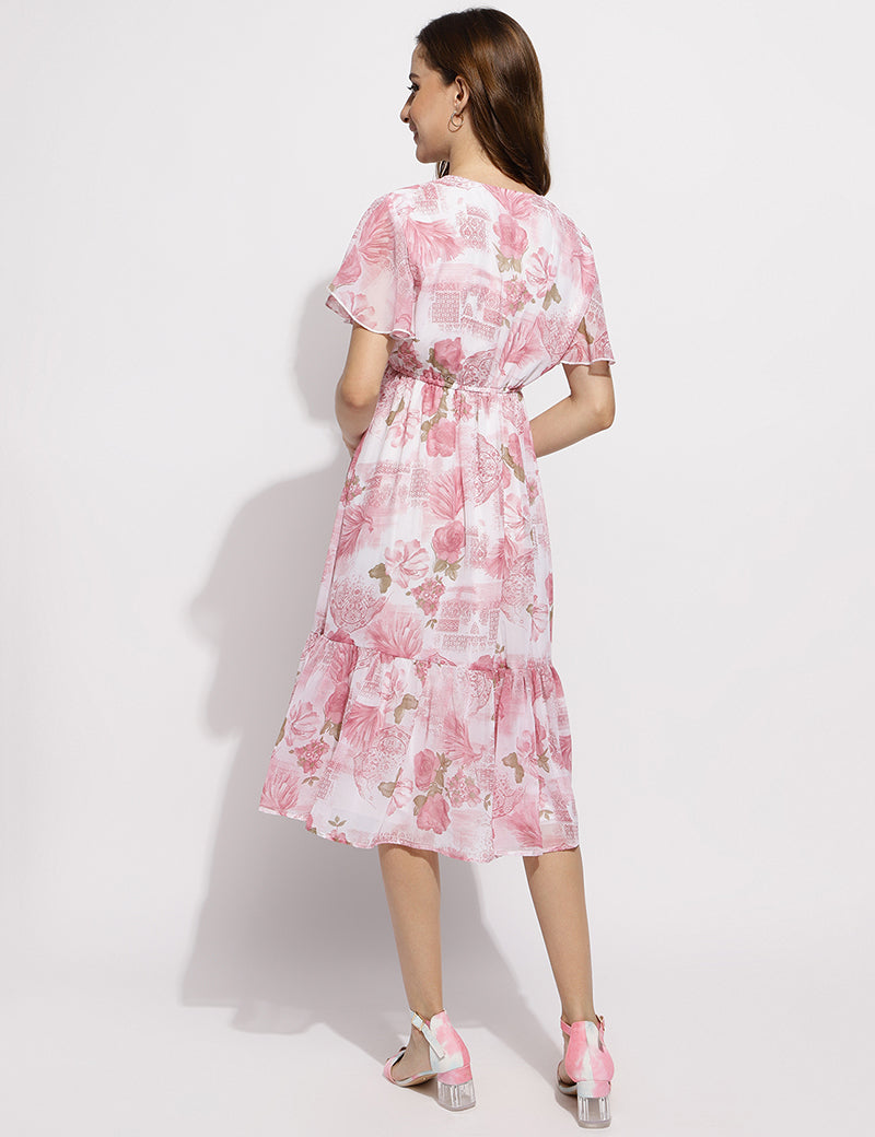 The Flower me pretty dress- Pink
