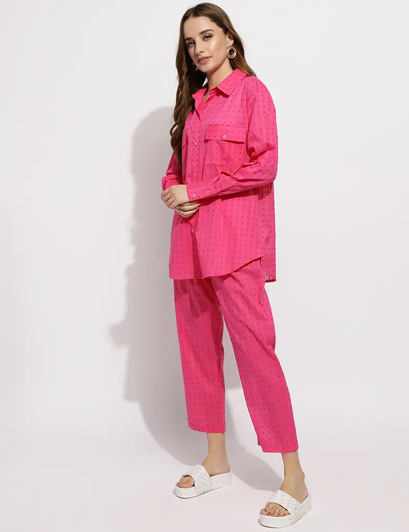 The Lhea Co-ord set- Pink