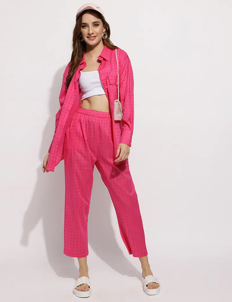The Lhea Co-ord set- Pink