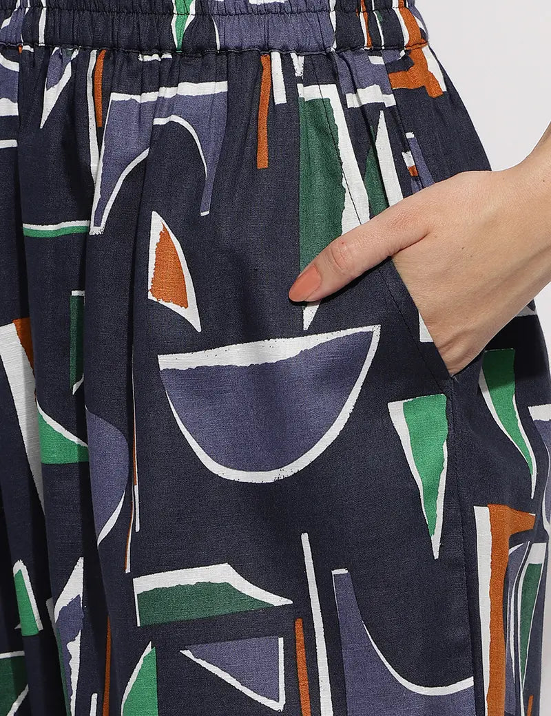 The abstract co-ord set- Blue