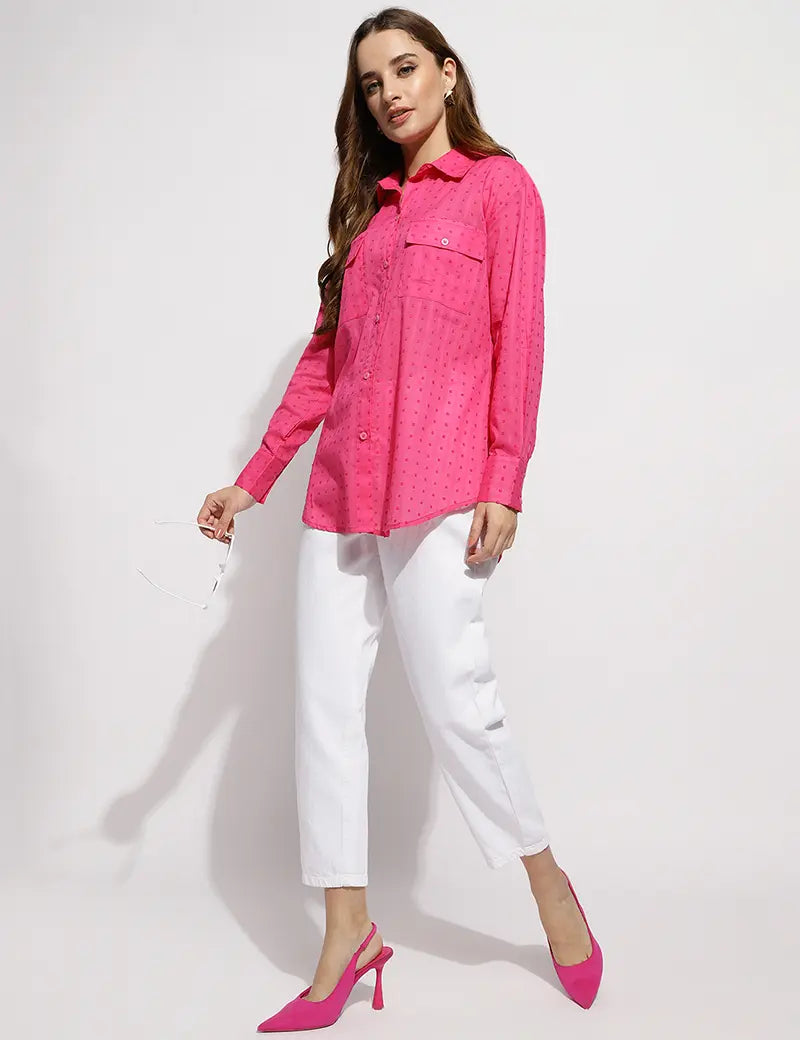 The Lhea shirt-Pink
