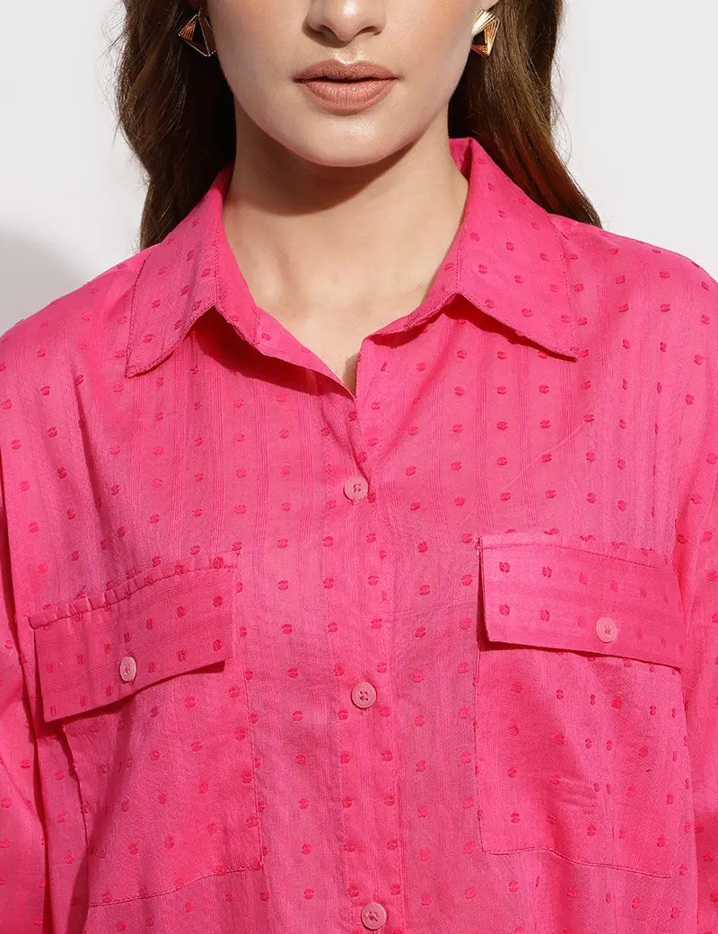 The Lhea shirt-Pink
