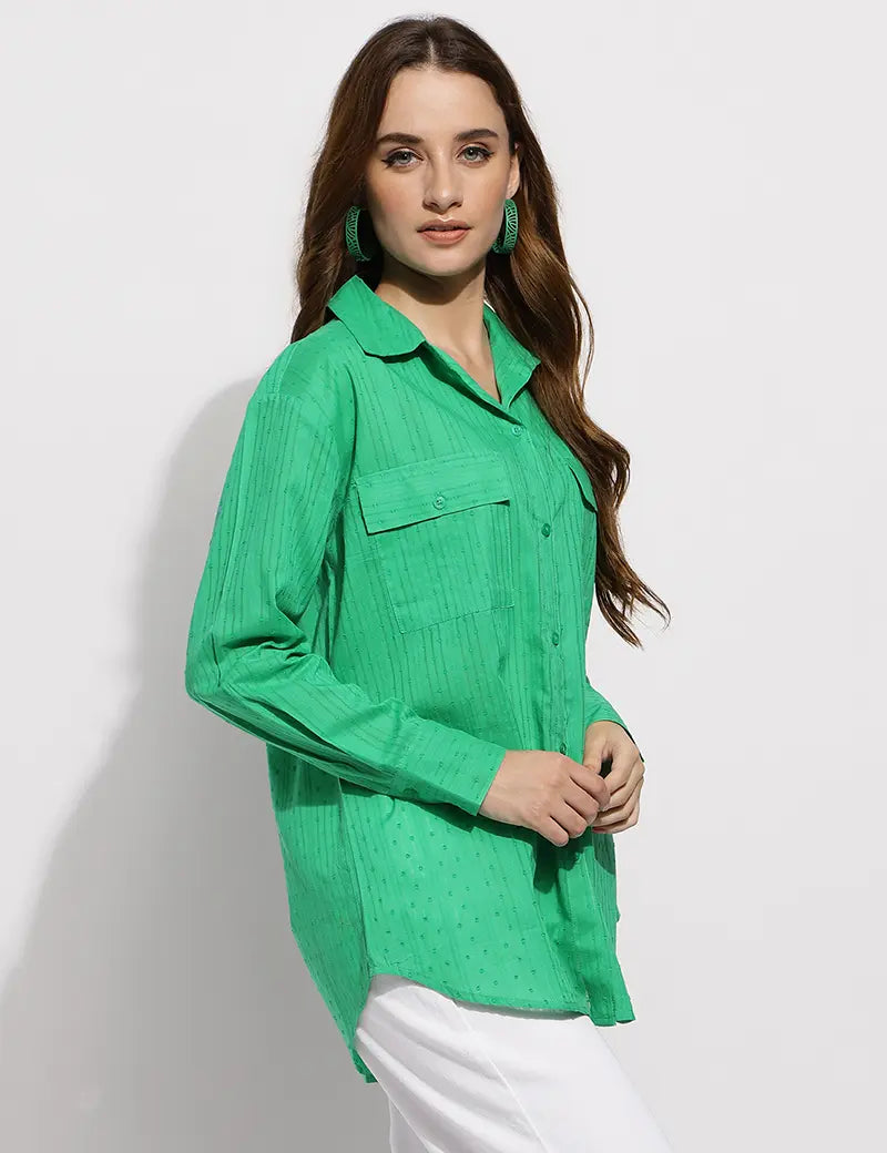 The Lhea shirt-Green