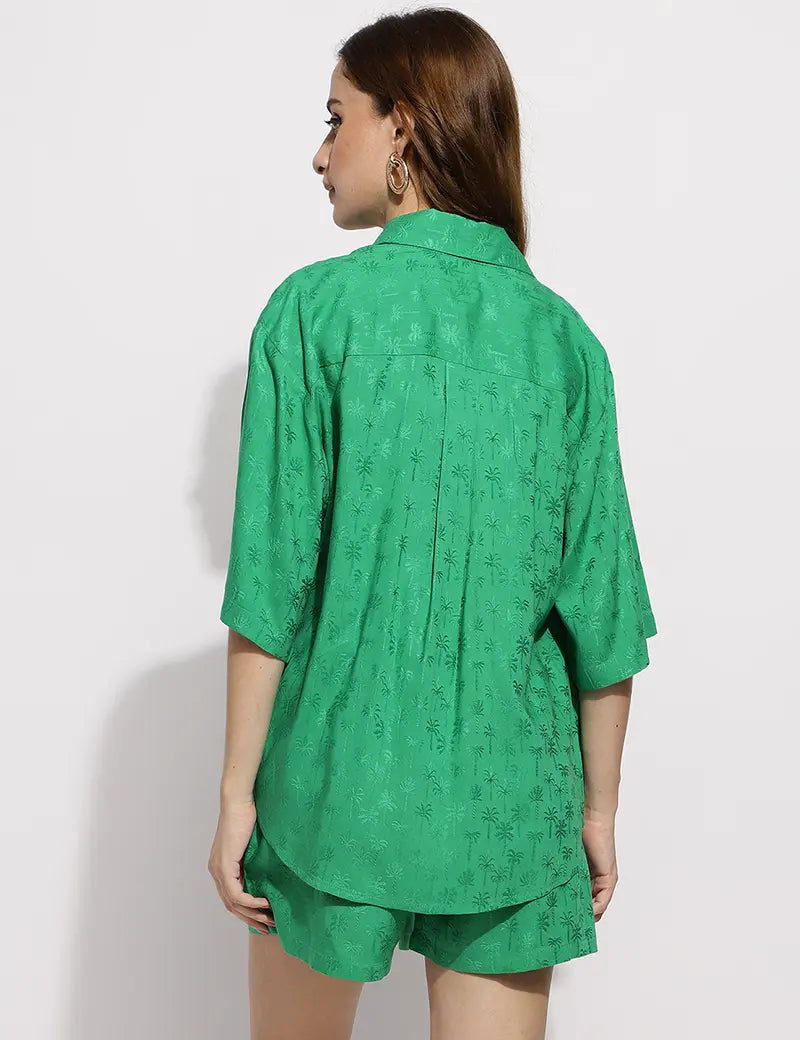 The Beach please Co-ord set- Green