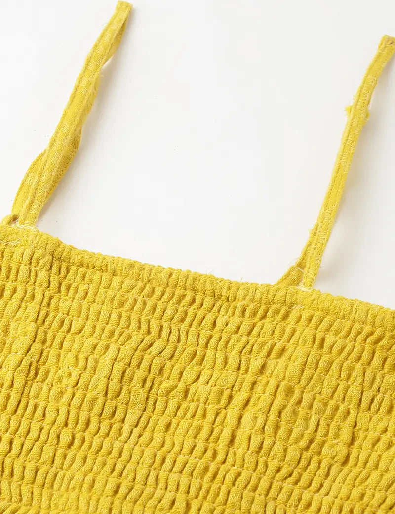 The Beach please Co-ord set- Yellow