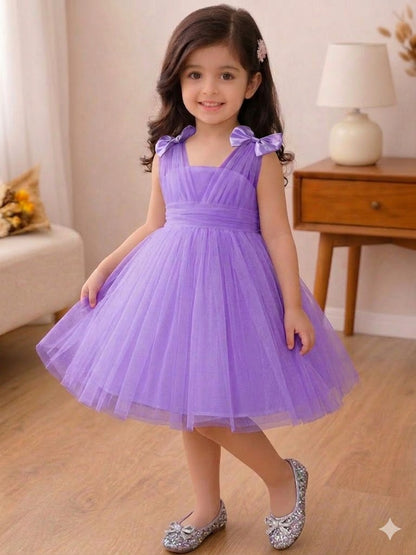 The Frilly Fun Tulle Frock-Purple