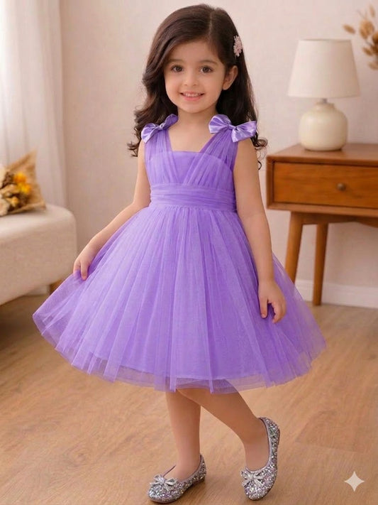 The Frilly Fun Tulle Frock-Purple