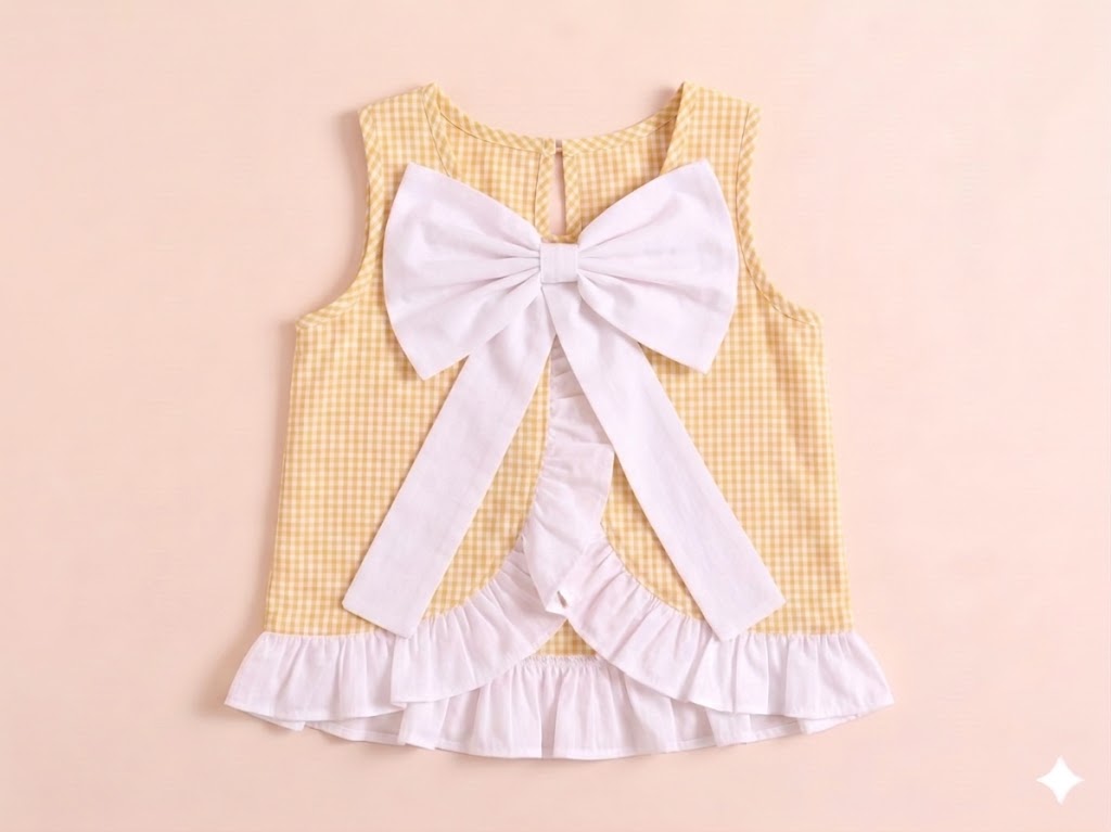 Frilly Fun Co-ord set-Yellow