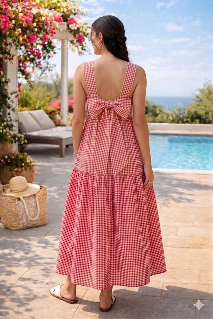 Gingham Checks Dress