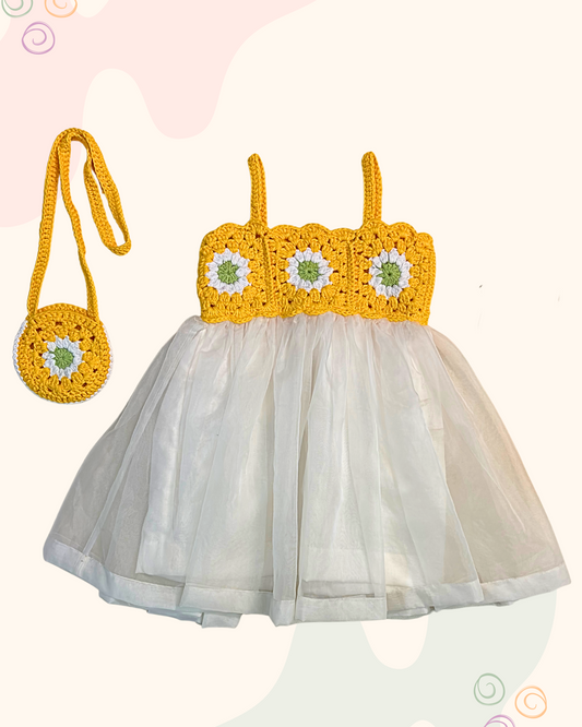 The Crochet Frock-Marigold