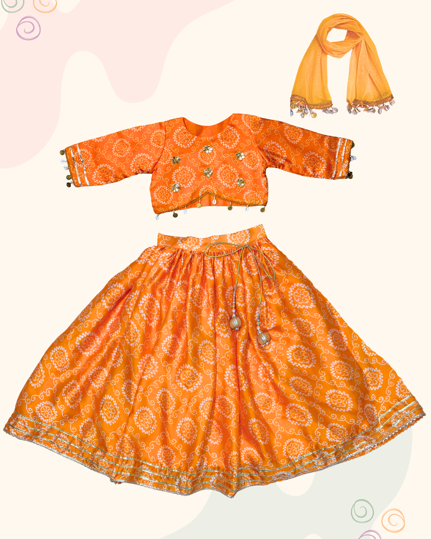 The Marigold Lehenga Set