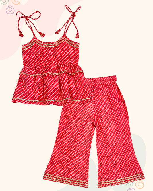 The Leheriya Print Palazzo Set