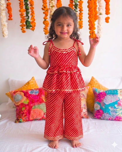 The Leheriya Print Palazzo Set