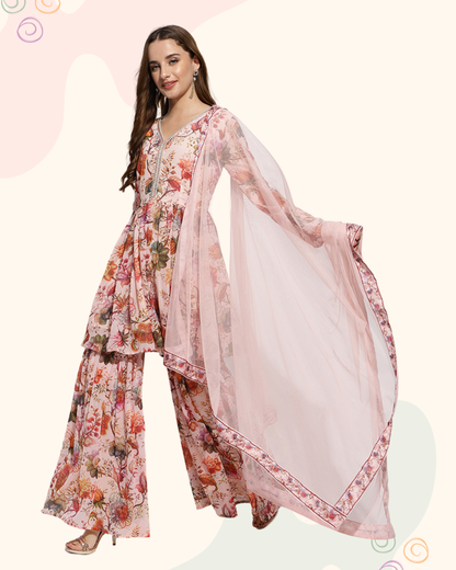 The Meher sharara set