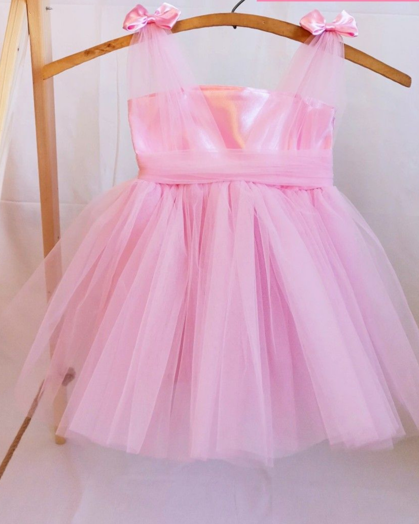 The Frilly Fun Tulle Frock-Pink