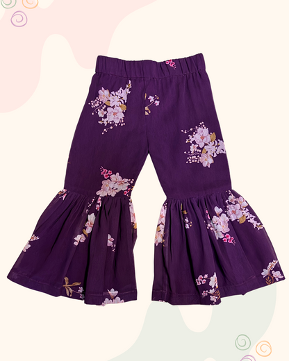 The Purple sharara set