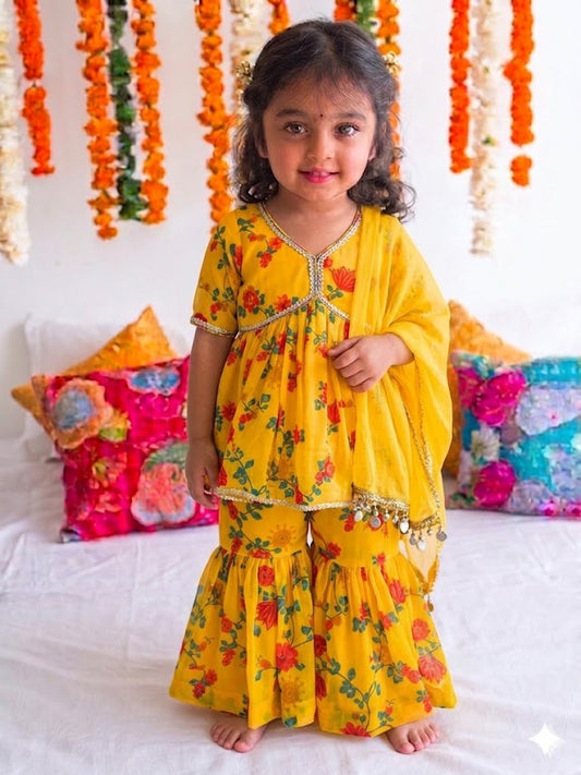 The Marigold sharara set