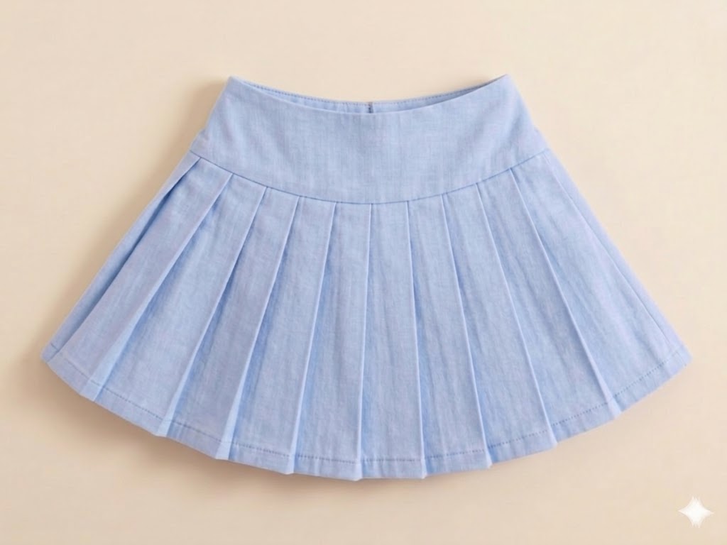 Cotton Shirt & Tennis Skirt Co-ord set