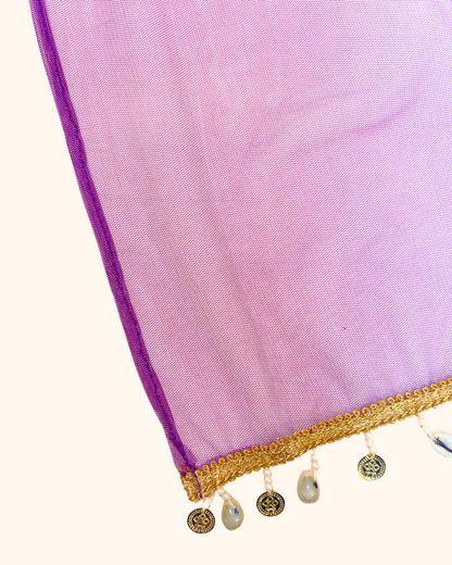 The Purple sharara set
