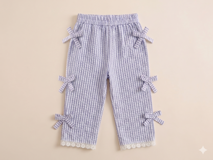Striped Co-ord Set-Blue