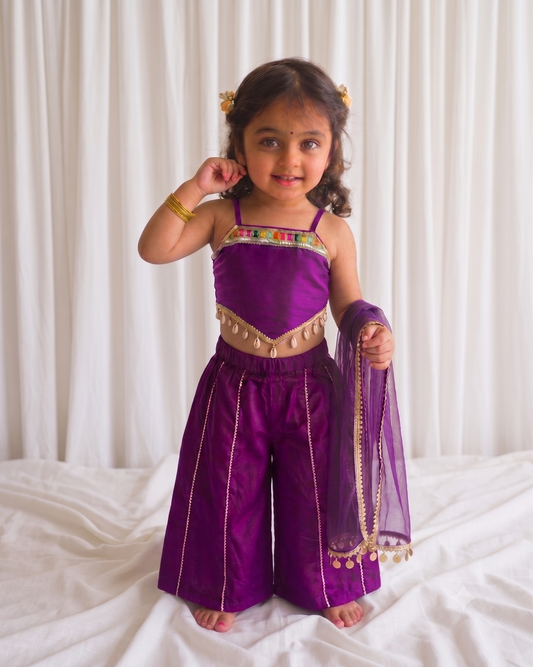 The Boho Flared Palazzo Set