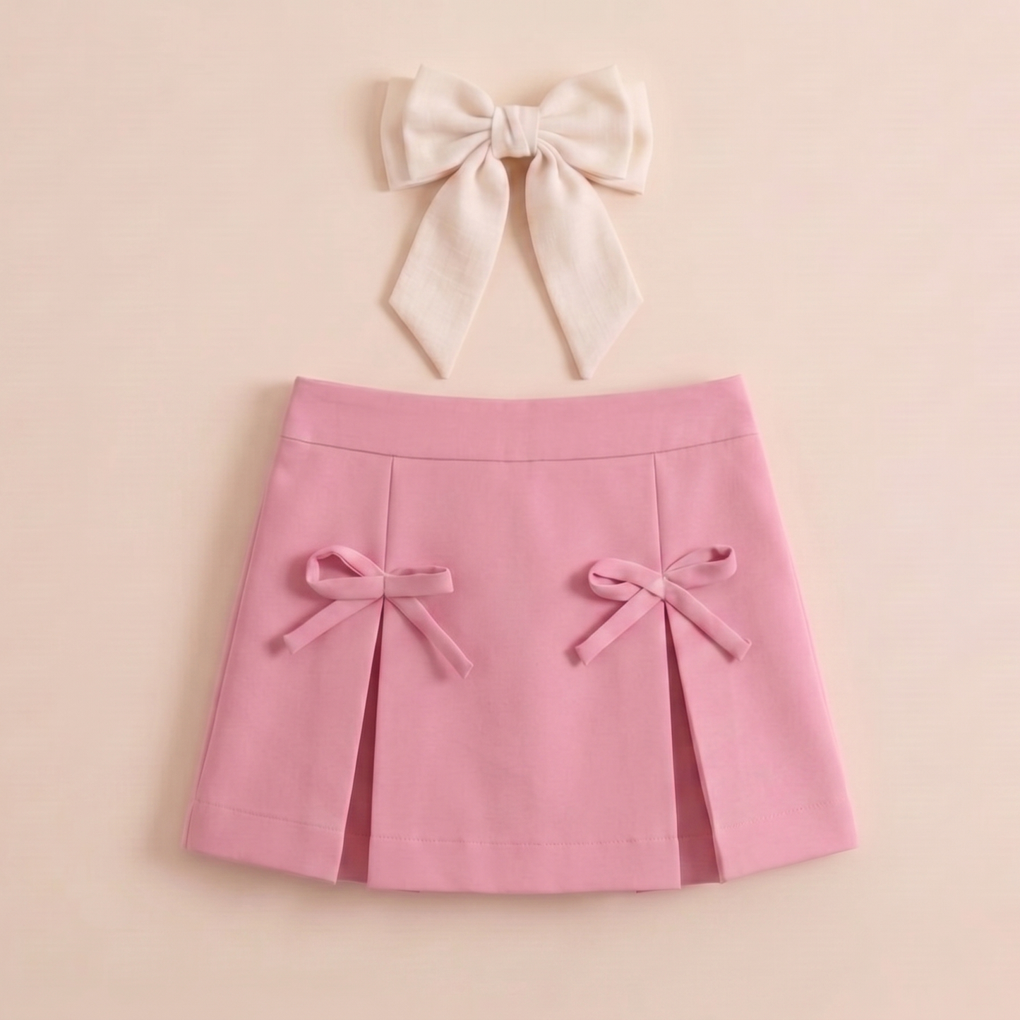 Pink Waist Coat & Skirt Co-ord set