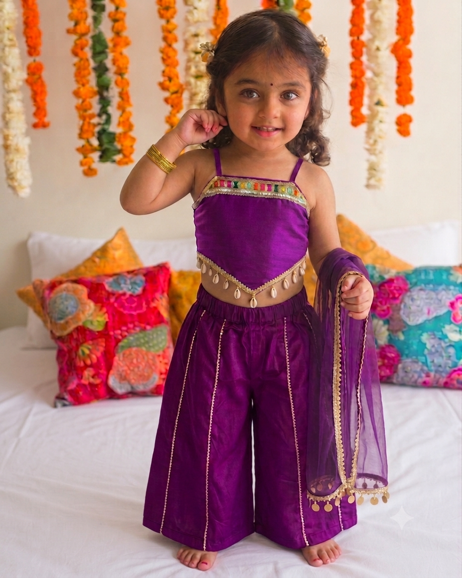 The Boho Flared Palazzo Set