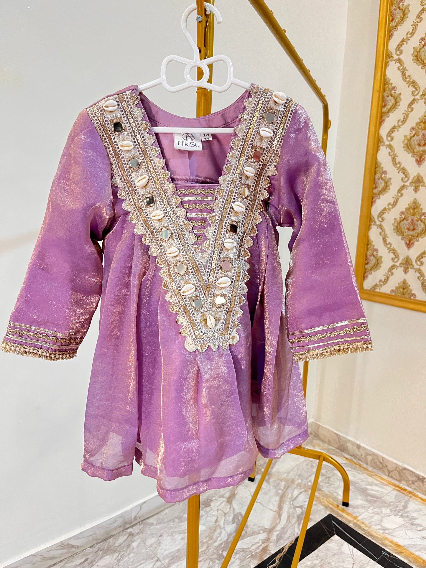 Lavender Kurta Set of Three