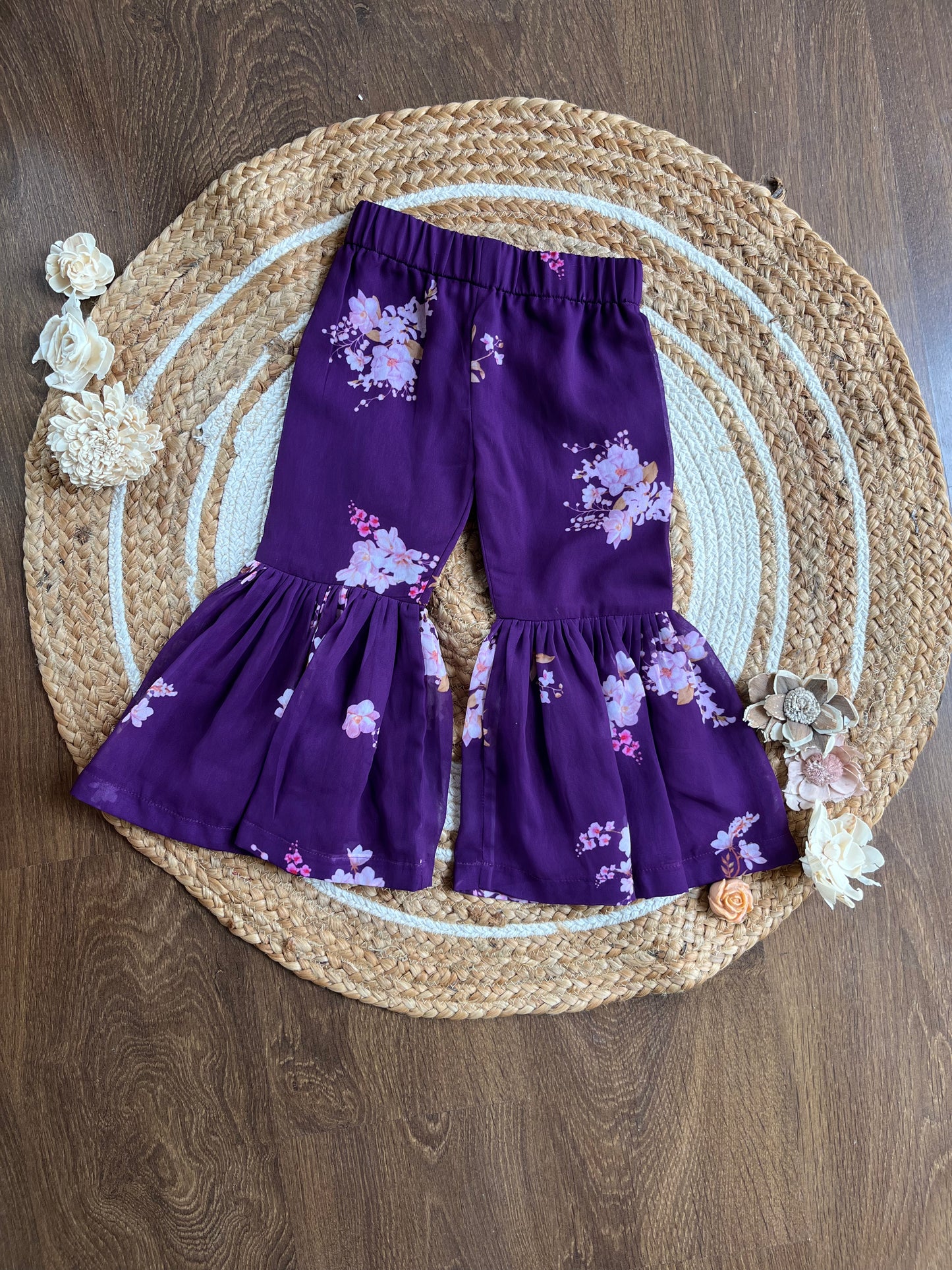 The Purple sharara set