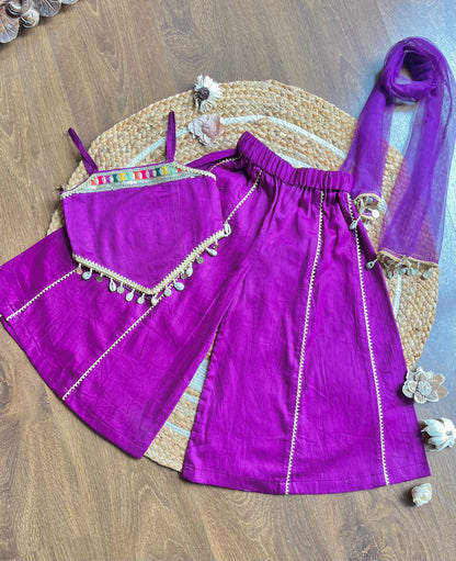 The Boho Flared Palazzo Set