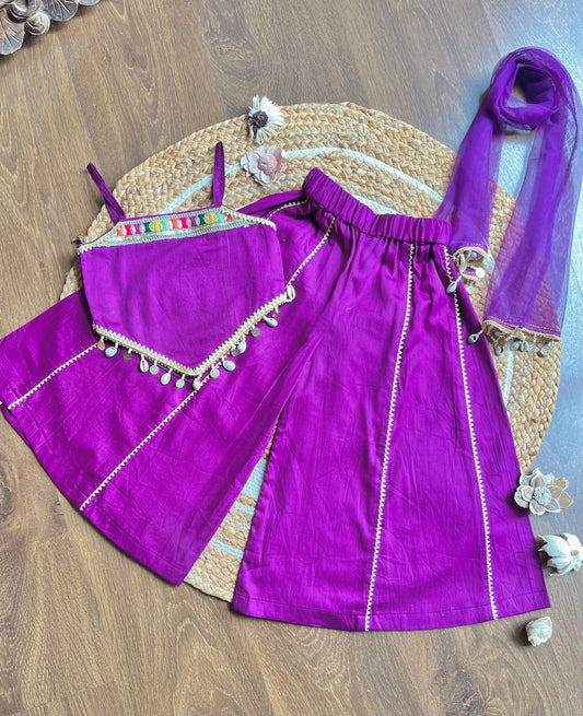 The Boho Flared Palazzo Set
