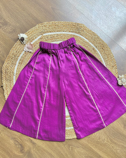 The Boho Flared Palazzo Set