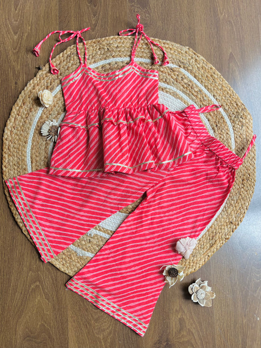 The Leheriya Print Palazzo Set