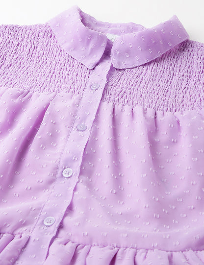 The Izzy tiered dress-Purple